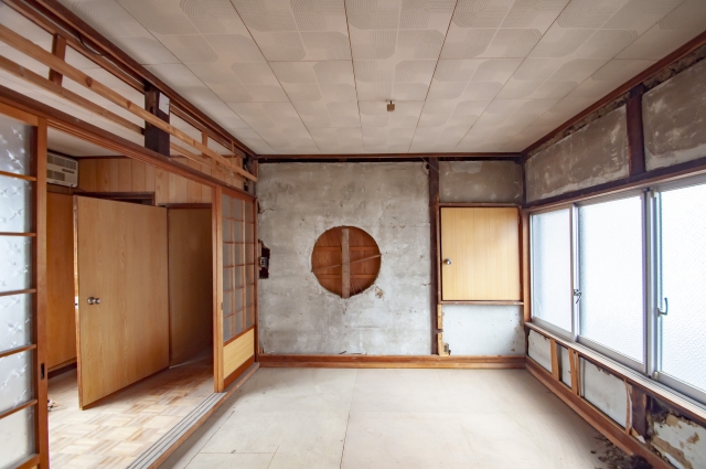 空き家の内装