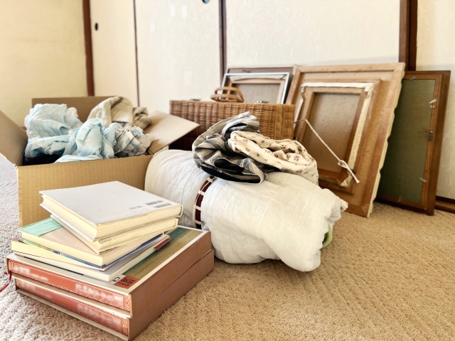 残置物が残された和室