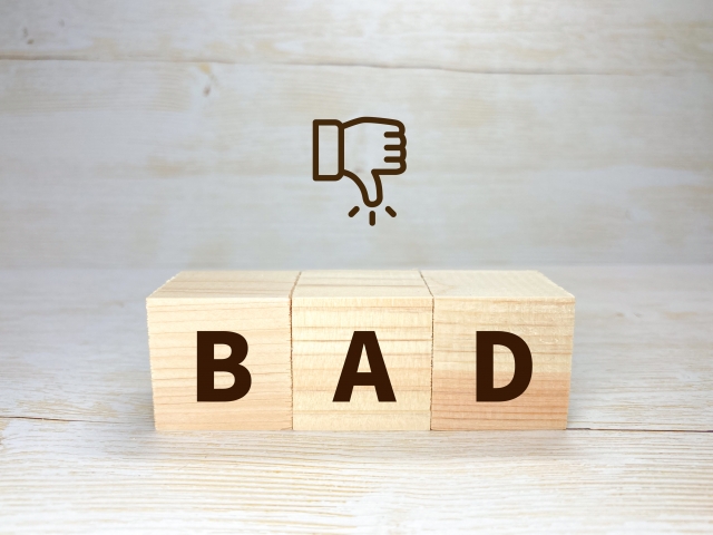 BADの文字列とBADマーク