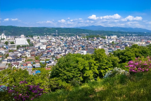 秩父市の街並み