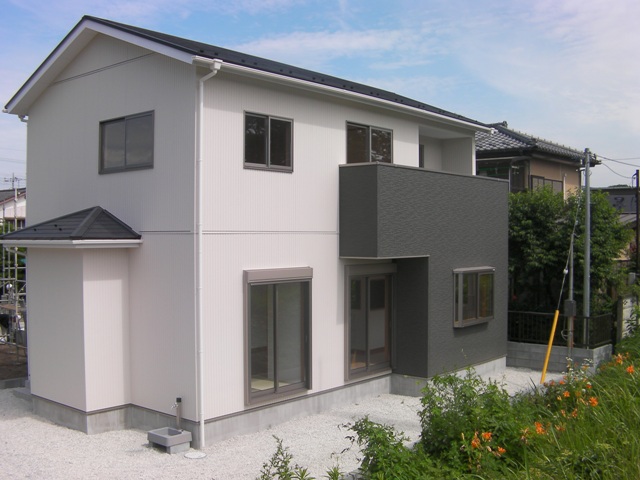 株式会社柳田ハウスが施工した戸建て住宅の外観